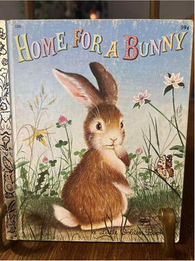 1977 Little Golden Book Home For A Bunny